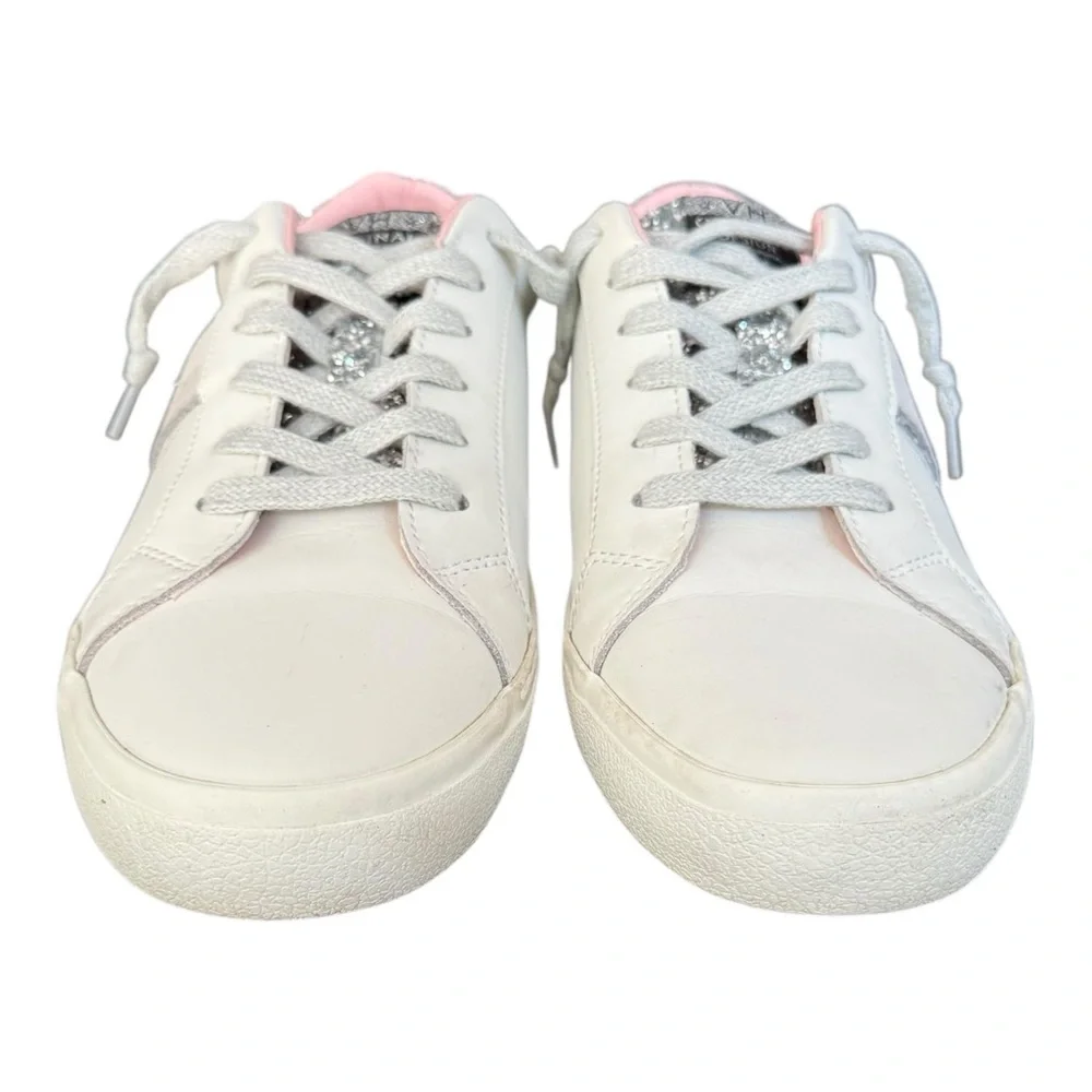 Vintage Havana Irmo Low Top Leather Suede Stripe White Sneakers Women’s Size 11